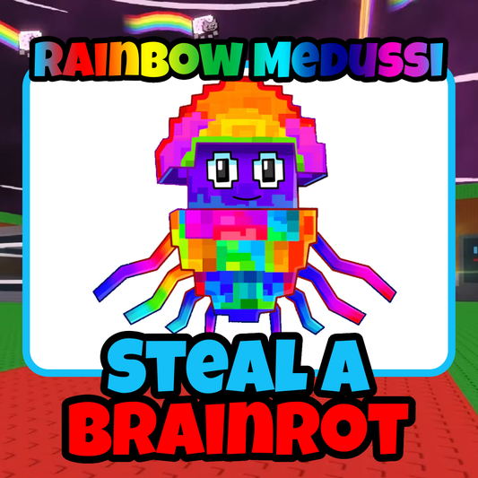 Rainbow Medussi - Steal A Brainrot - For Sale!