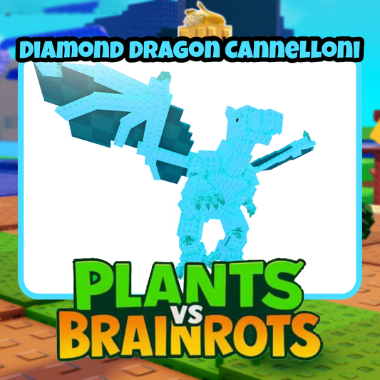 Diamond Dragon Cannelloni - Plants vs Brainrots - For Sale!